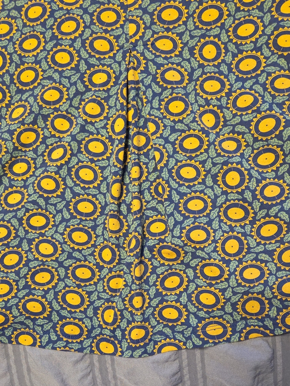 M Gudrun Sjoden Sunflower-Print Shirt in Yellow and Blue - Picture 2 of 6